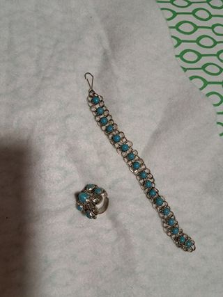 Pulsera con anillo oriental