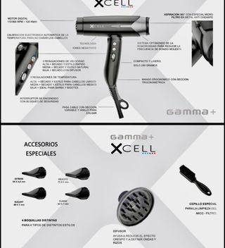 Gamma+ Secador Digital XCell (Gammapiu)