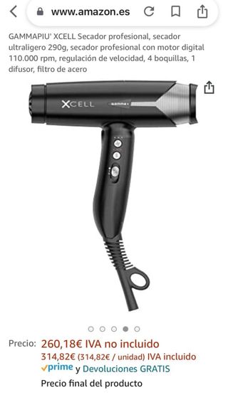 Gamma+ Secador Digital XCell (Gammapiu)