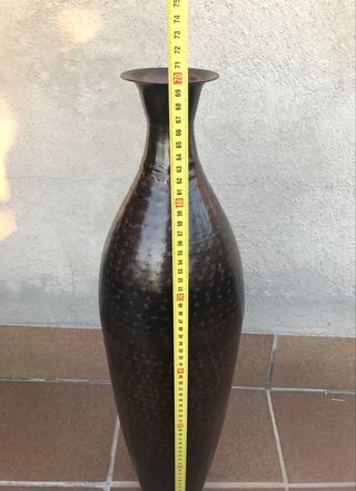 Jarron de metal grande 70 cm