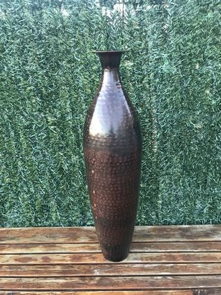 Jarron de metal grande 70 cm