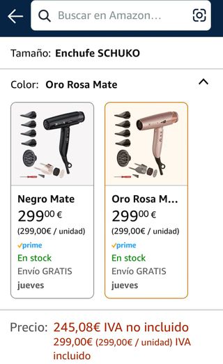 Gamma+ Secador X Cells Gold Rose