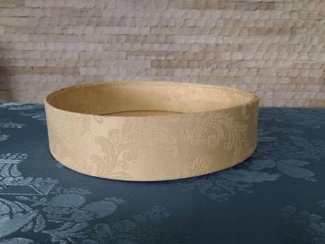 Svuotatasce in tessuto damascato