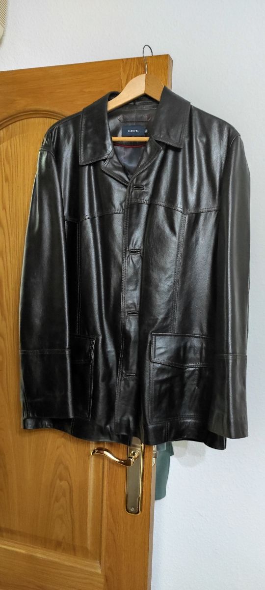 Chaqueta hombre cuero Cortefiel