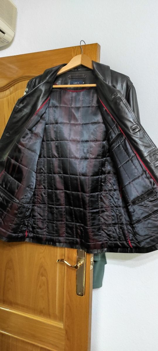 Chaqueta hombre cuero Cortefiel