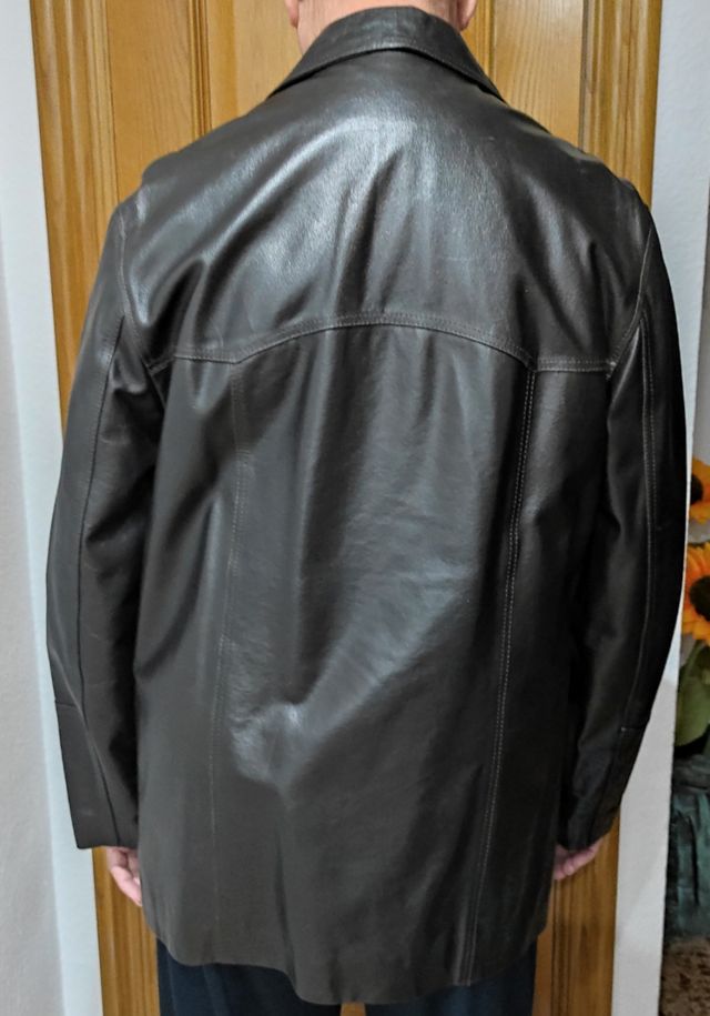 Chaqueta hombre cuero Cortefiel