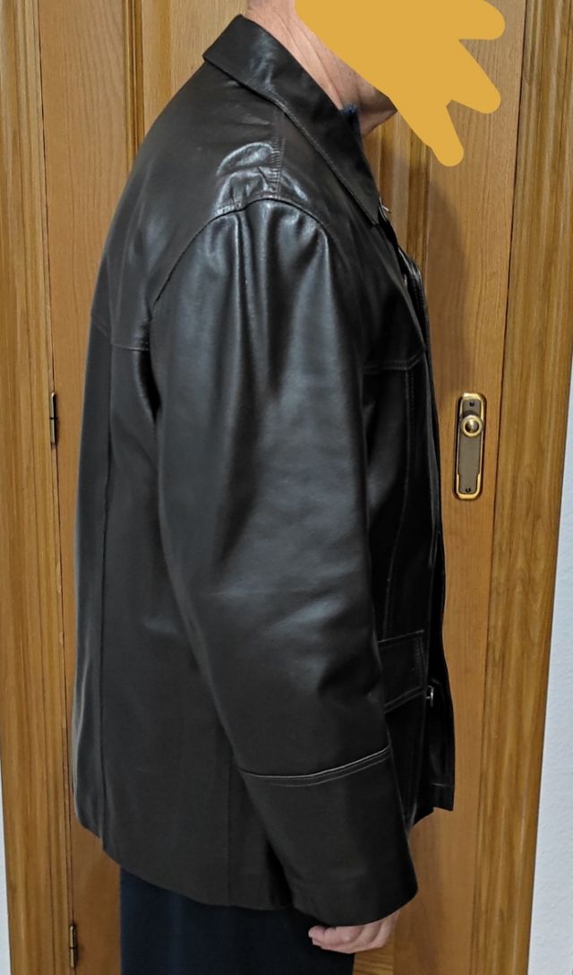 Chaqueta hombre cuero Cortefiel