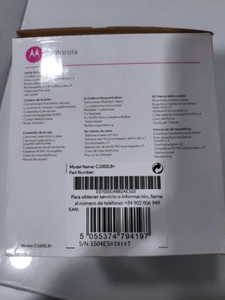 Teléfonos inalámbricos Motorola