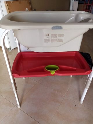 Bañera cambiador bebe