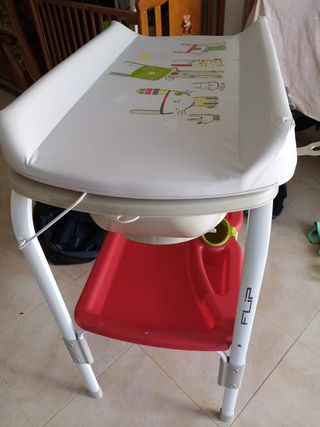 Bañera cambiador bebe