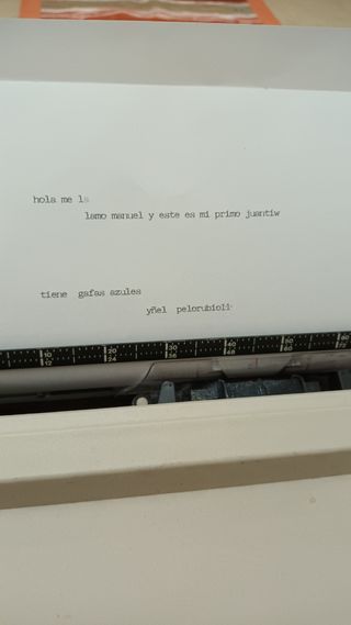 Maquina de escribir electrica