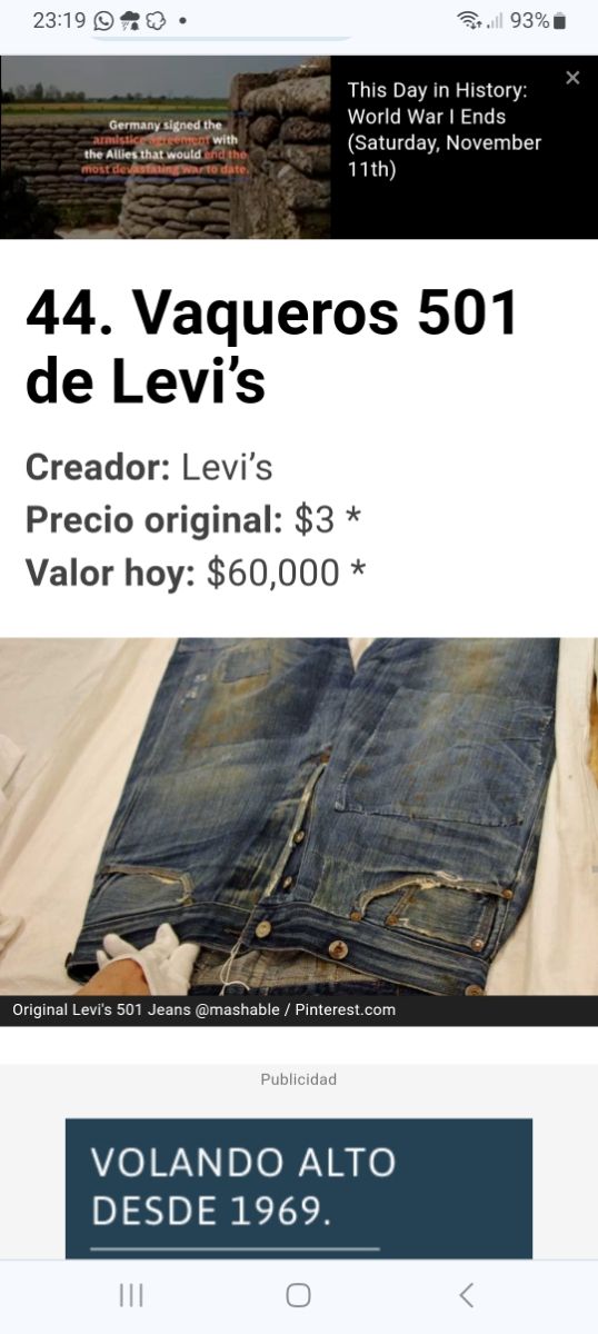 Vaqueros 501 de levi's etiqueta roja