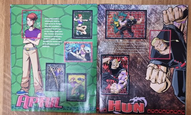 Album cromos Tortugas Ninjas completo