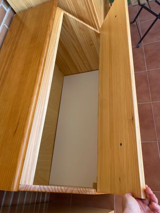 2 muebles-arcon de madera maciza