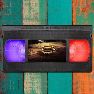 LÁMPARA EL SEÑOR DE LOS ANILLOS VHS LED MULTICOLOR