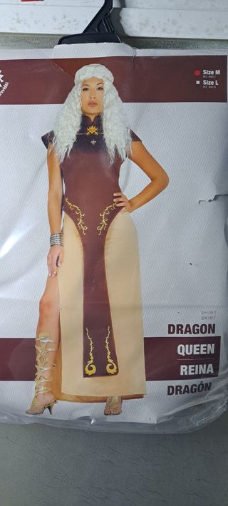 Disfraz mujer Reina Dragón carnaval guerera