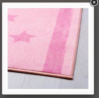 Alfombra estrellas rosa SIN ESTRENAR