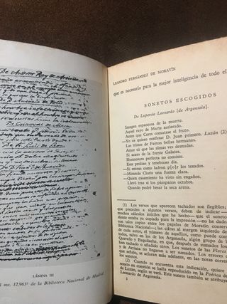 Sonetos escogidos de Moratín