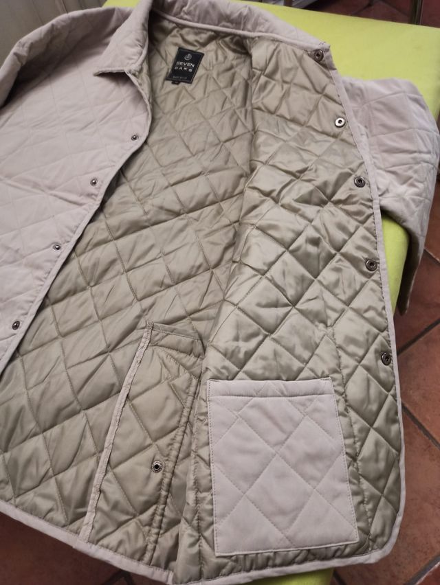 Giubbotto trapuntato beige