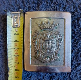 Hebilla Policía Municipal años 60/70 placa chapa 