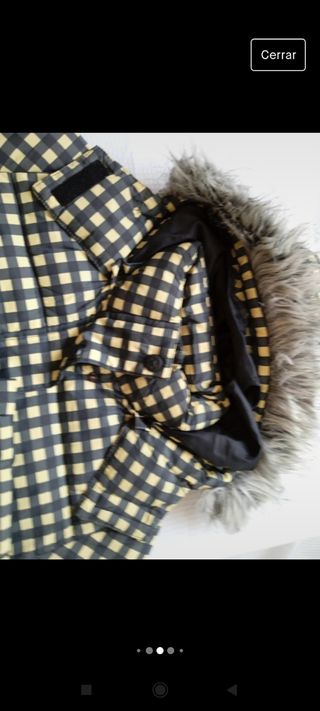 Abrigo mujer acolchado grueso Tijuana talla 36