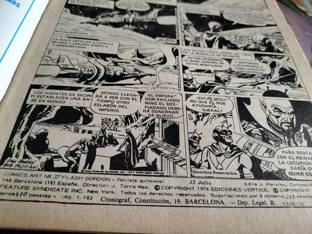 FASCÍCULOS DE FLASH GORDON O FASCÍCULOS SUELTOS