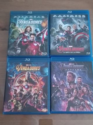 Pack Los Vengadores Bluray