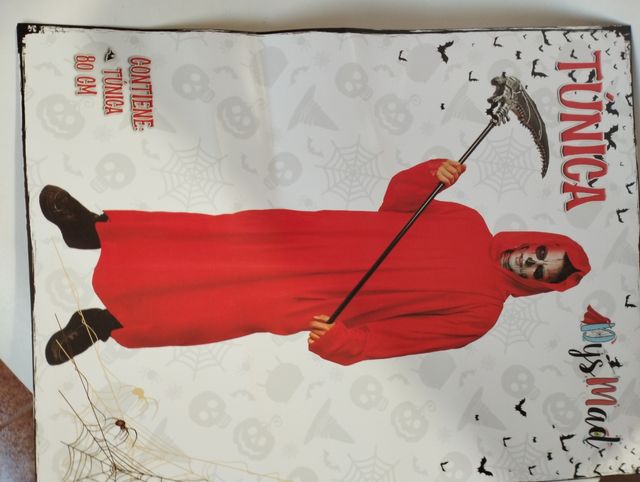 Capa roja disfraz