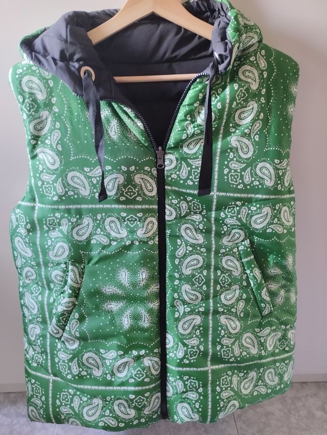 Chaleco acolchado reversible