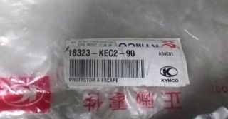PROTECTOR COLECTOR ESCAPE KYMCO ZING -nuevo