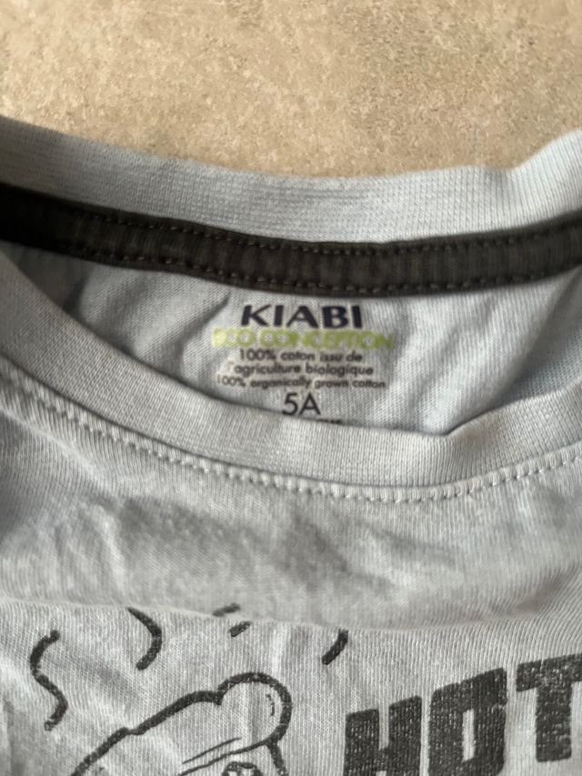 Camiseta manga larga kiabi 5 años