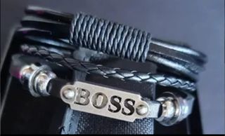 PULSERA DE CUERO HUGO BOSS NUEVA