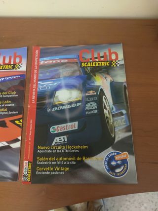Scalextric 6 revistas Club Scalextric