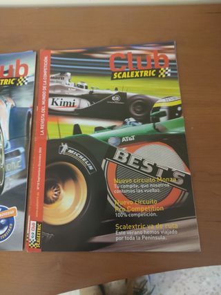 Scalextric 6 revistas Club Scalextric