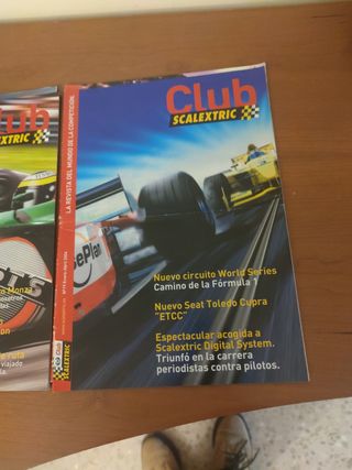 Scalextric 6 revistas Club Scalextric