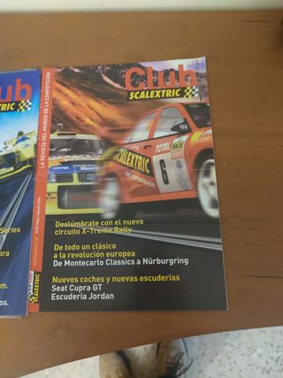 Scalextric 6 revistas Club Scalextric