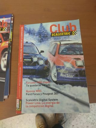 Scalextric 6 revistas Club Scalextric