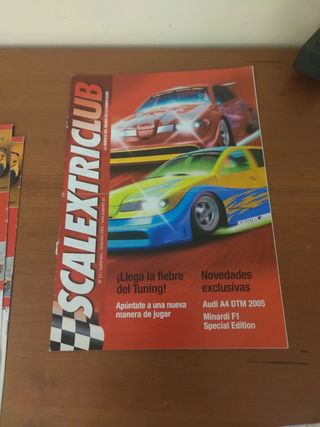 Scalextric 3 revistas Club Scalextric