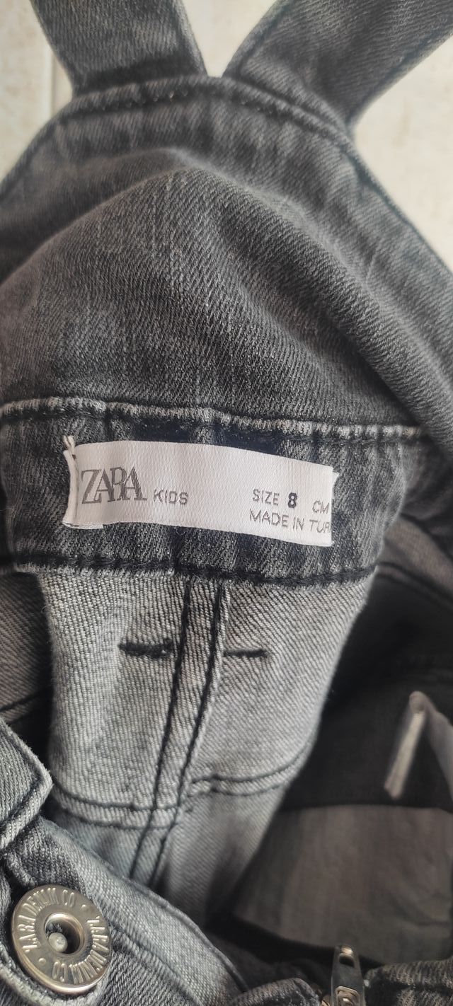 MONO O PETO VAQUERO ZARA NIÑA 8 AÑOS.