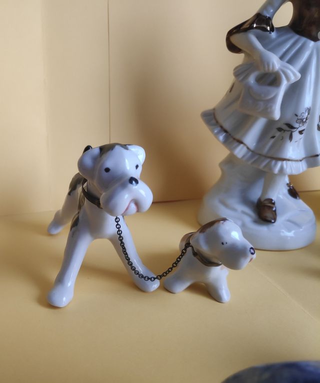 Lote de figuras de porcelana vintage
