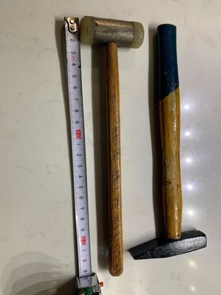 Martillo carpintero. Juego de 2 martillos
