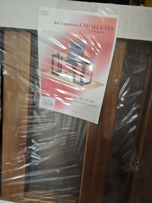 Caballetes kit 2 unidades madera