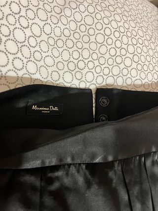 falda tubo satén  Massimo Dutti nueva
