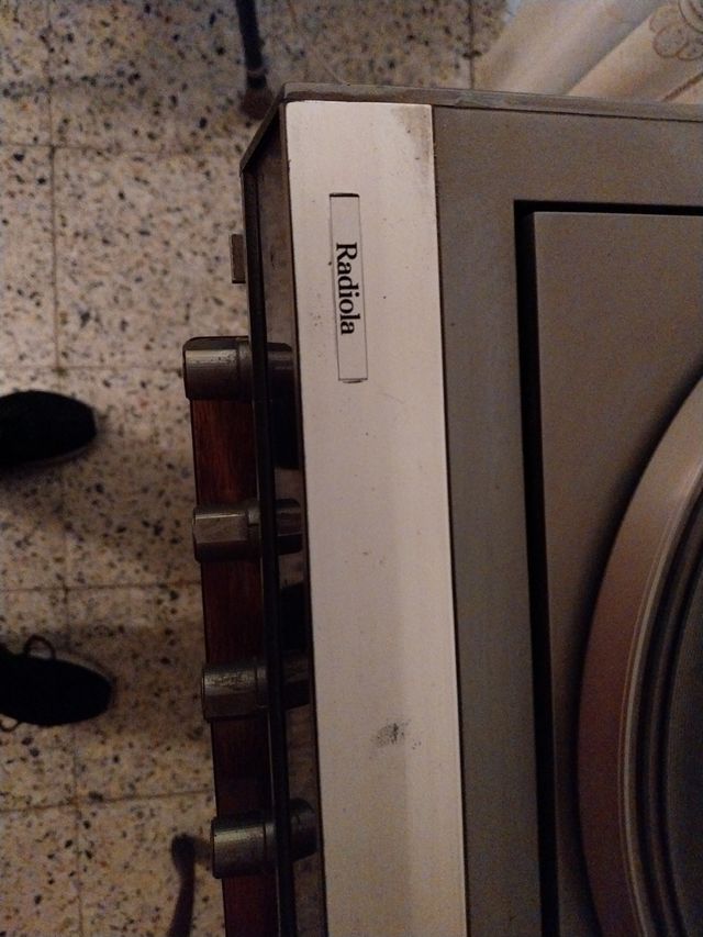 Toca discos con casset