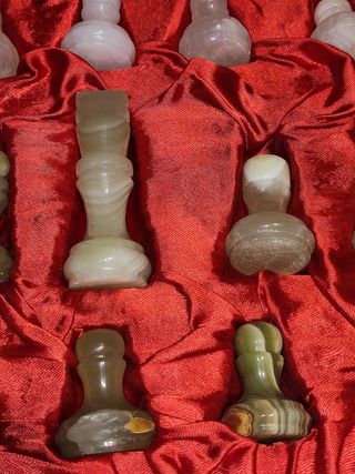 Ajedrez antiguo mármol