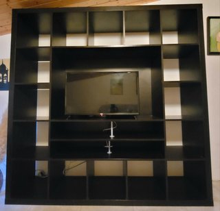 Mueble televisión color wengué