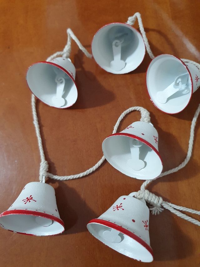 6 campanellini da muro