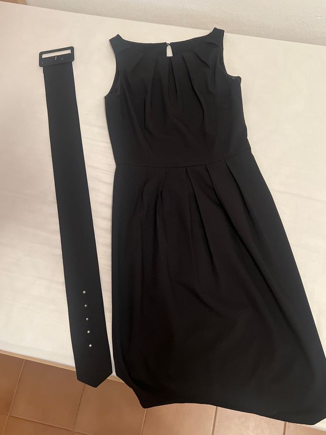 Vestito nero con giacchetta donna