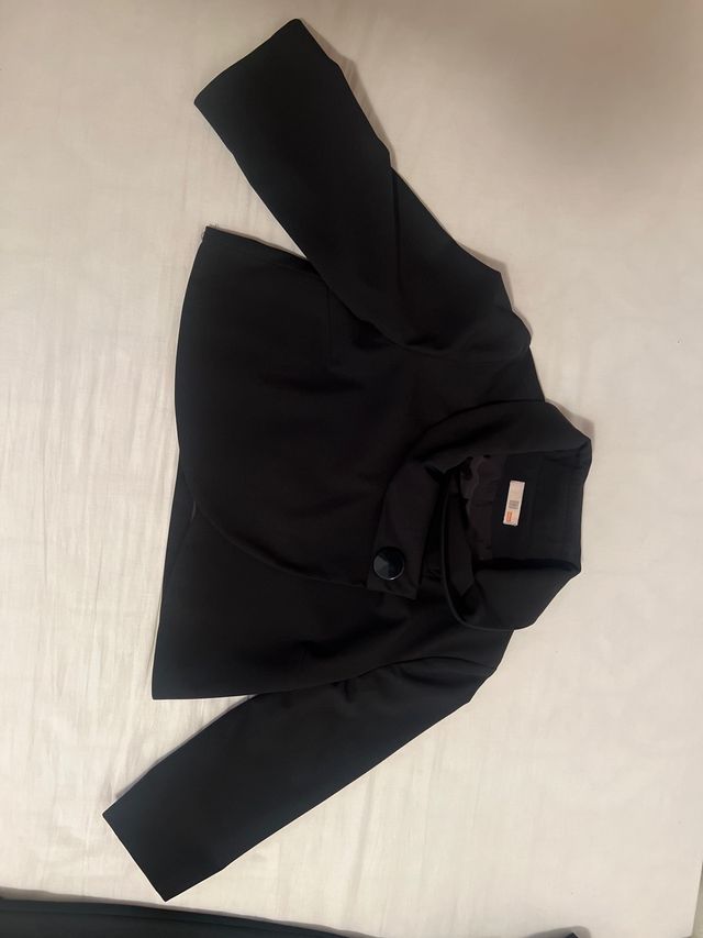 Vestito nero con giacchetta donna