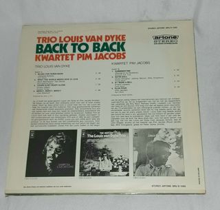 TRIO LOUIS VAN DYKE LP BACK TO BACK DISCO VINILO